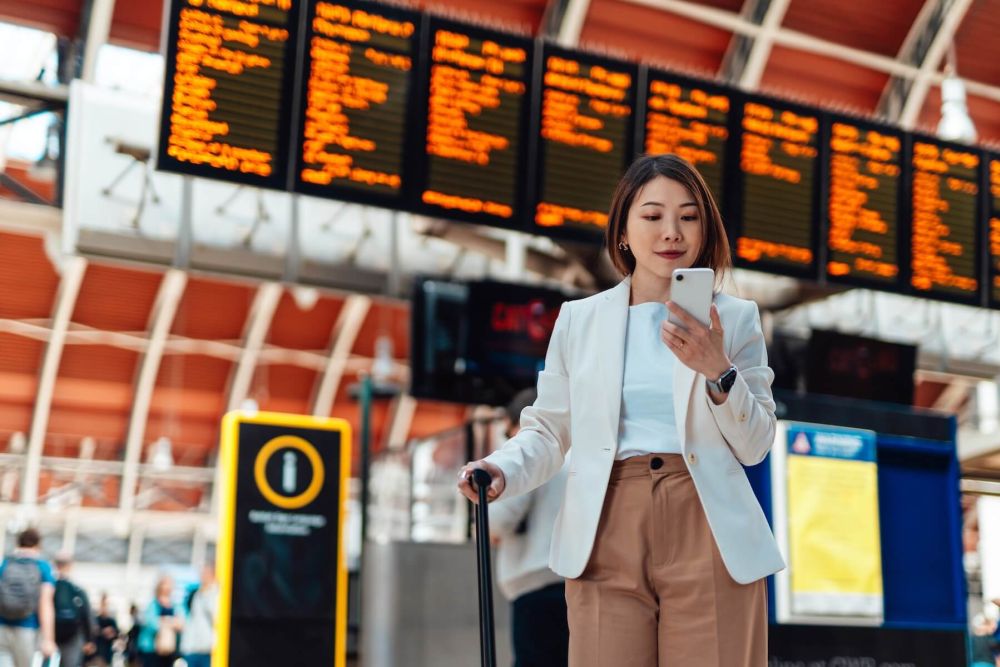 Real-time train journey information